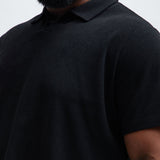 Camisa Polo Cairo Textured - Negro