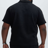 Camisa Polo Cairo Textured - Negro