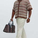 Camisa Mario Textured - Café/Combinado