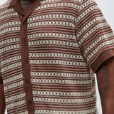 Camisa Mario Textured - Café/Combinado