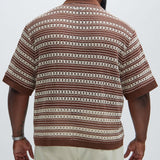 Camisa Mario Textured - Café/Combinado