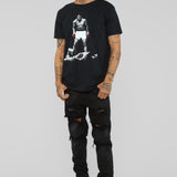 Camisa De Manga Corta ALI - Negro