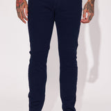 Pantalones Mac tipo chino - Azul marino.