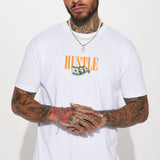 Camisa De Manga Corta Can't Stop The Hustle - Blanco