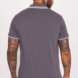 Camisa Polo Wilson Short Sleeve - Carbón