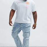Camisa De Manga Corta New Beginnings Lotus - Blanco
