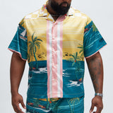 Camisa Boracay Beach - Multicolor