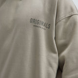 Sudadera De Cuello Redondo Original Brooklyn - Piedra