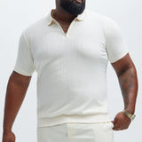 Camisa Polo Money Matters Short Sleeve - Hueso
