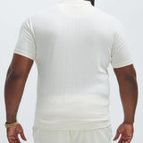 Camisa Polo Money Matters Short Sleeve - Hueso