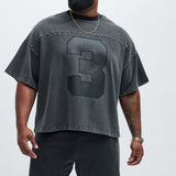 Camiseta Kyle - Deslavado Negro