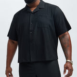 Camisa Show Up Short Sleeve Cuban - Negro