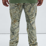 Pantalón Apilado De Pierna Ancha On Command - Verde/Combinado