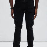 Pantalón On Repeat Cargo Flare - Negro
