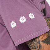 Camisa De Manga Corta All Seeing Eyes Oversized - Morado