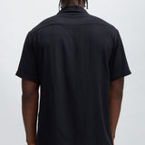 Camisa Top De Manga Corta Dawson - Negro