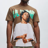 Camisa De Manga Corta Lil Wayne Tunechi - Café