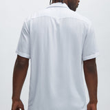 Camisa Top De Manga Corta Dawson - Blanco