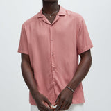 Camisa Top De Manga Corta Dawson - Color De Malva