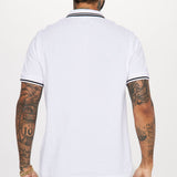 Camisa Polo Wilson Short Sleeve - Blanco