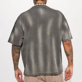 Camisa De Manga Corta Eighty Eight Champs Oversized - Gris