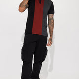 Camisa Polo Kingpin Short Sleeve - Negro/Combinado