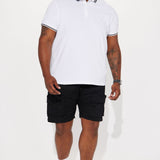 Camisa Polo Wilson Short Sleeve - Blanco