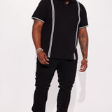 Camisa Polo Strikeout Short Sleeve - Negro