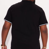 Camisa Polo Strikeout Short Sleeve - Negro