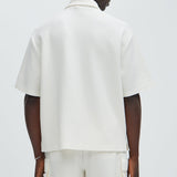 Camisa Lewis Zip Up - Crema