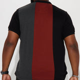 Camisa Polo Kingpin Short Sleeve - Negro/Combinado