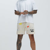 Shorts Art Dept Sweat - Bronceado
