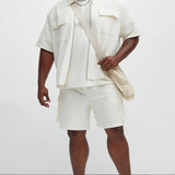 Camisa Lewis Zip Up - Crema
