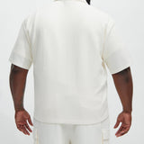 Camisa Lewis Zip Up - Crema