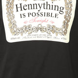 Camiseta Hennything Is Possible Short Sleeve Crew - Negro