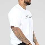 Camisa De Manga Corta Fresh - Blanco Negro