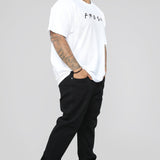 Camisa De Manga Corta Fresh - Blanco Negro