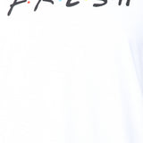 Camisa De Manga Corta Fresh - Blanco Negro