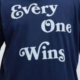 Camisa De Manga Corta Everyone Wins Oversize - Azul Marino