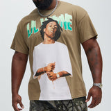 Camisa De Manga Corta Lil Wayne Tunechi - Café