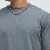 Camisa De Manga Corta Oversized Heavyweight - Carbón