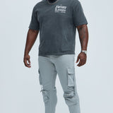 Pantalones Tipo Cargo Bradford Skinny - Gris