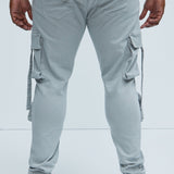 Pantalones Tipo Cargo Bradford Skinny - Gris