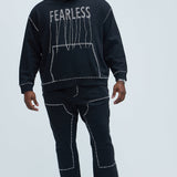 Sudadera Tyson Stitch - Negro