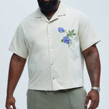 Camisa Alban Embroidery - Hueso