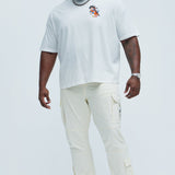 Pantalón Nikko Slim Flare - Crema