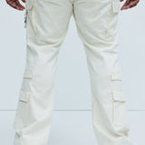 Pantalón Nikko Slim Flare - Crema