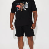 Camisa De Manga Corta What A Time To Be Outside - Negro