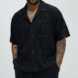 Camisa Link Textured - Negro