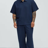 Camisa Polo Turner Short Sleeve - Azul Marino
